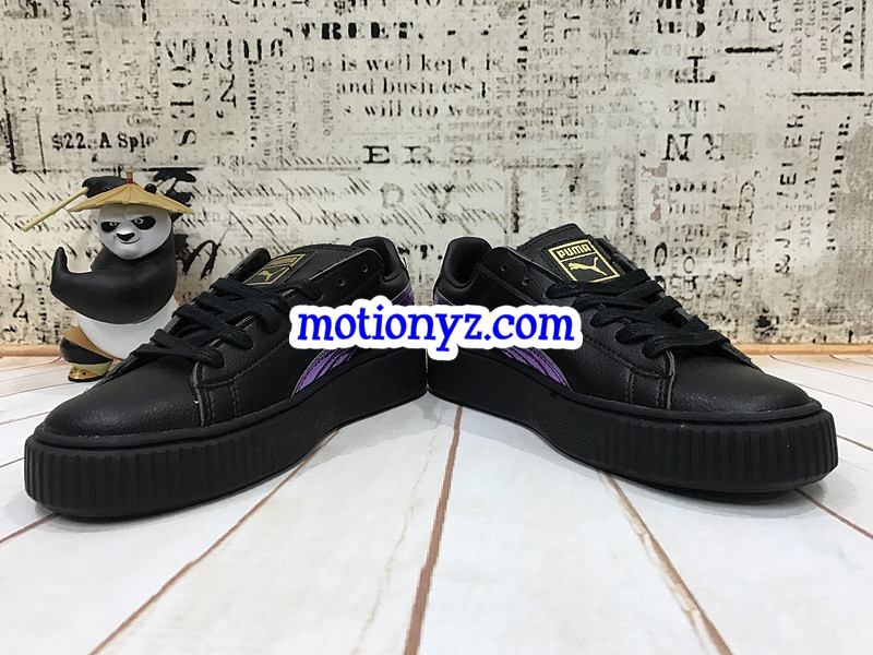 Puma Fenty Rihanna Creeper Low Leather Black Purple